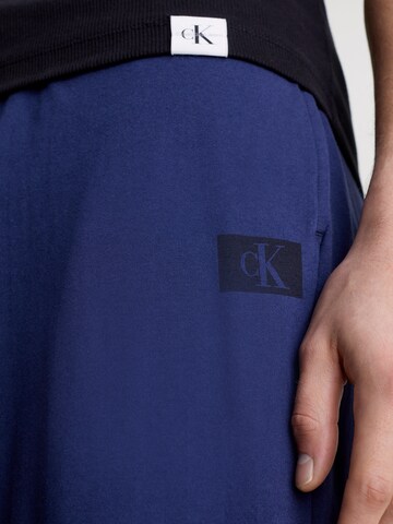 Calvin Klein Underwear Pyjamahose ' CK96 ' in Blau