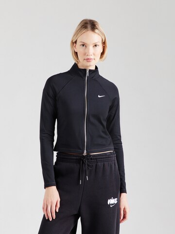Hanorac de la Nike Sportswear pe negru: față