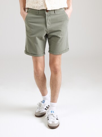JACK & JONES Regular Chino Pants 'JPSTMarco Erik' in Green: front