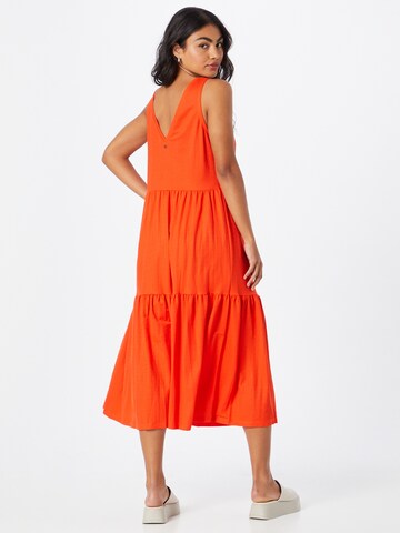 PULZ Jeans Summer Dress 'AMELIA' in Red