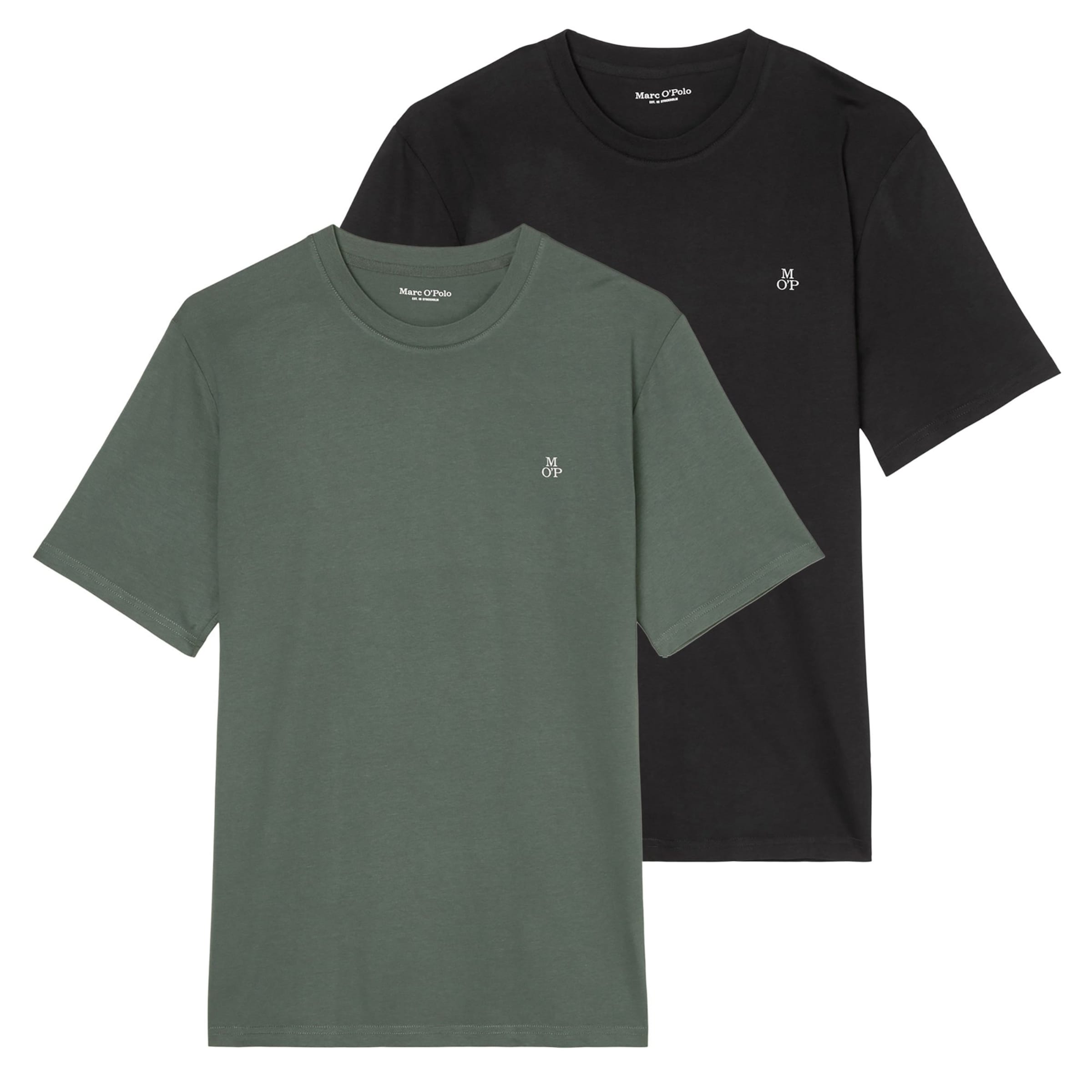 T-Shirt Marc O'Polo en vert : devant