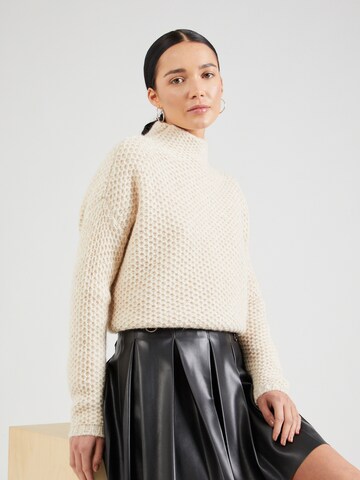HUGO Sweater 'Safineyna' in White: front