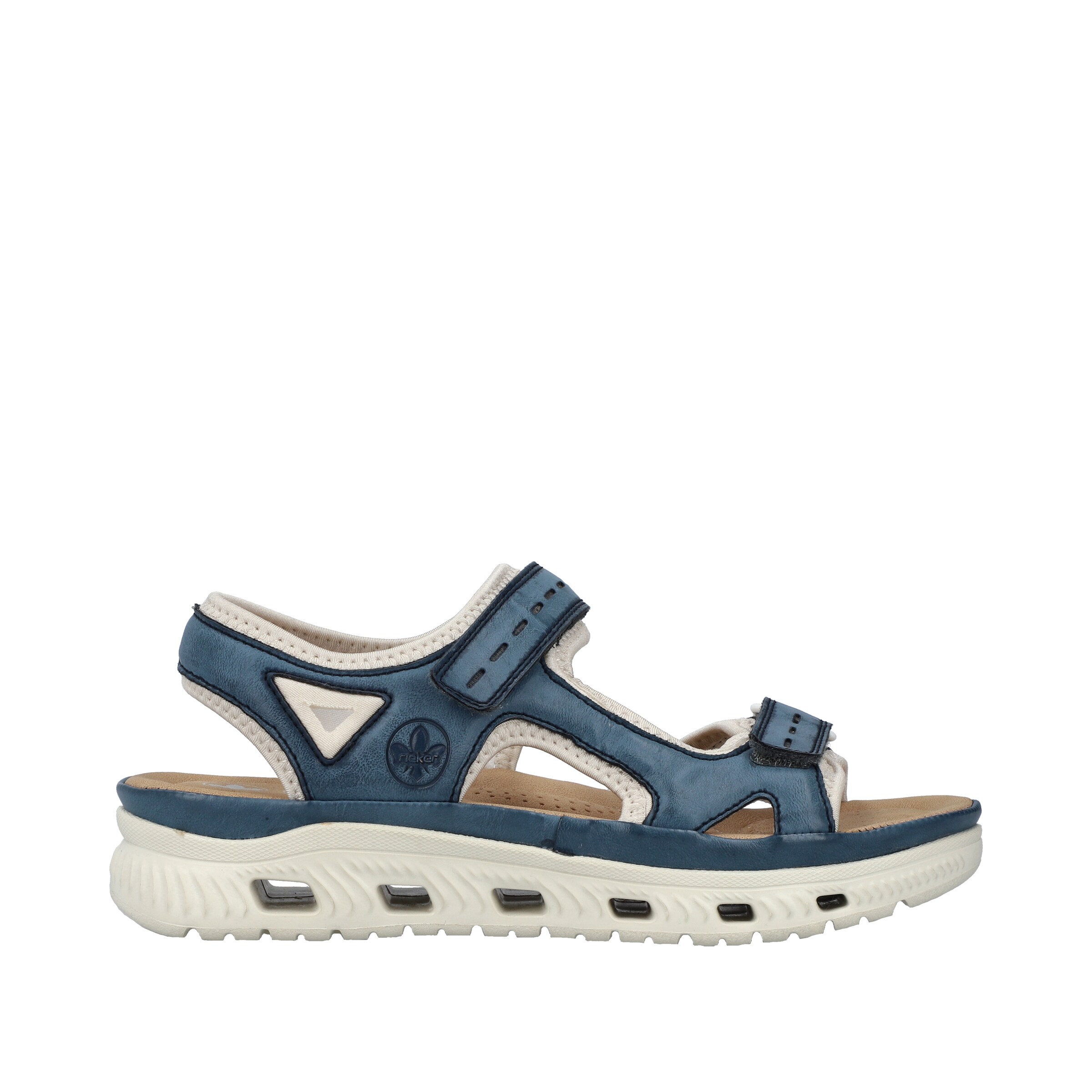 Rieker Hiking Sandals '64066' in Blue