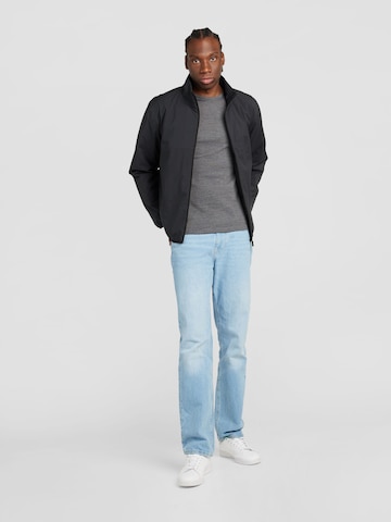 Casual Friday Regular Fit Pullover in Grau