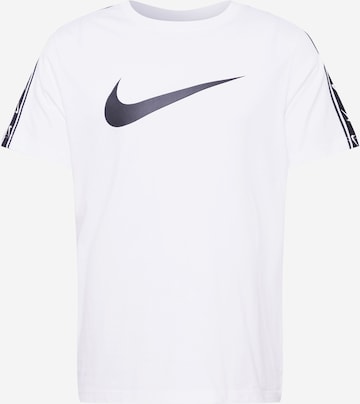 Nike Sportswear Funkční tričko – bílá: přední strana
