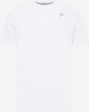 HEAD - Camiseta funcional 'CLUB 22' en blanco: frente