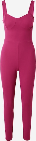 WAL G. Jumpsuit 'ERIN' in Roze: voorkant