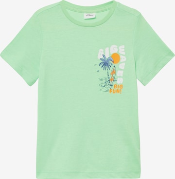 s.Oliver T-Shirt ' ' in Grün: Vorderseite