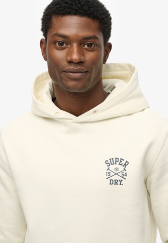 Sweat-shirt 'Athletic Club' Superdry en blanc