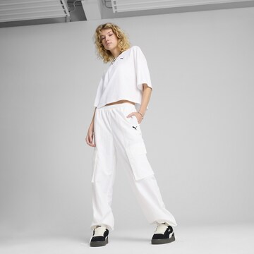 PUMA Performance shirt 'Wardrobe Ess' in White