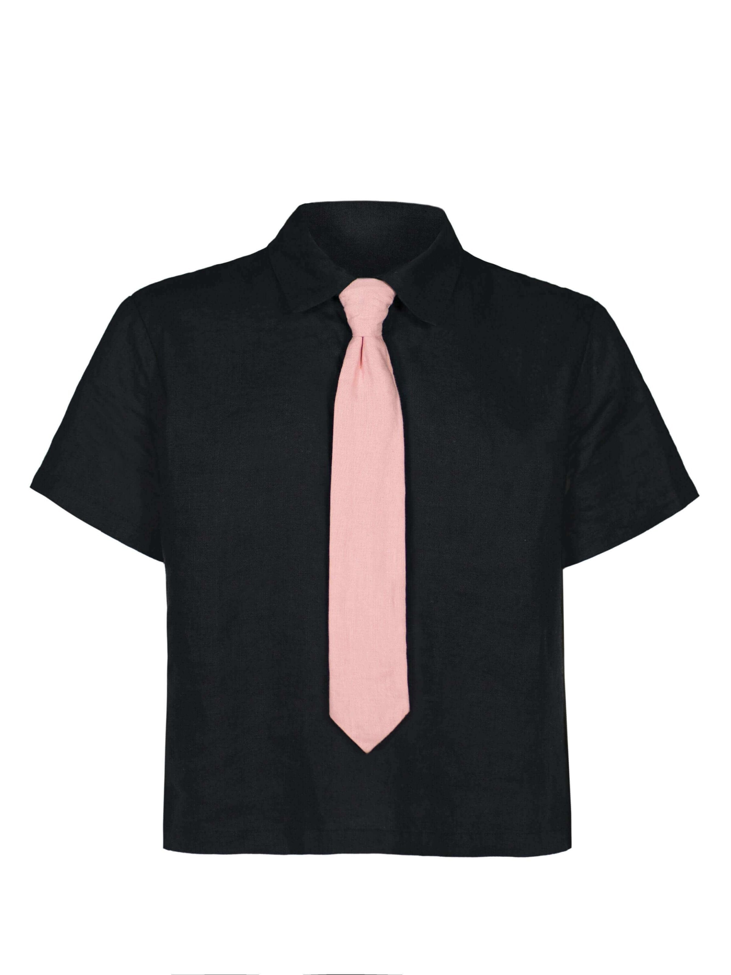 HACOY Regular fit Overhemd 'Linen Business Shirt' in Roze
