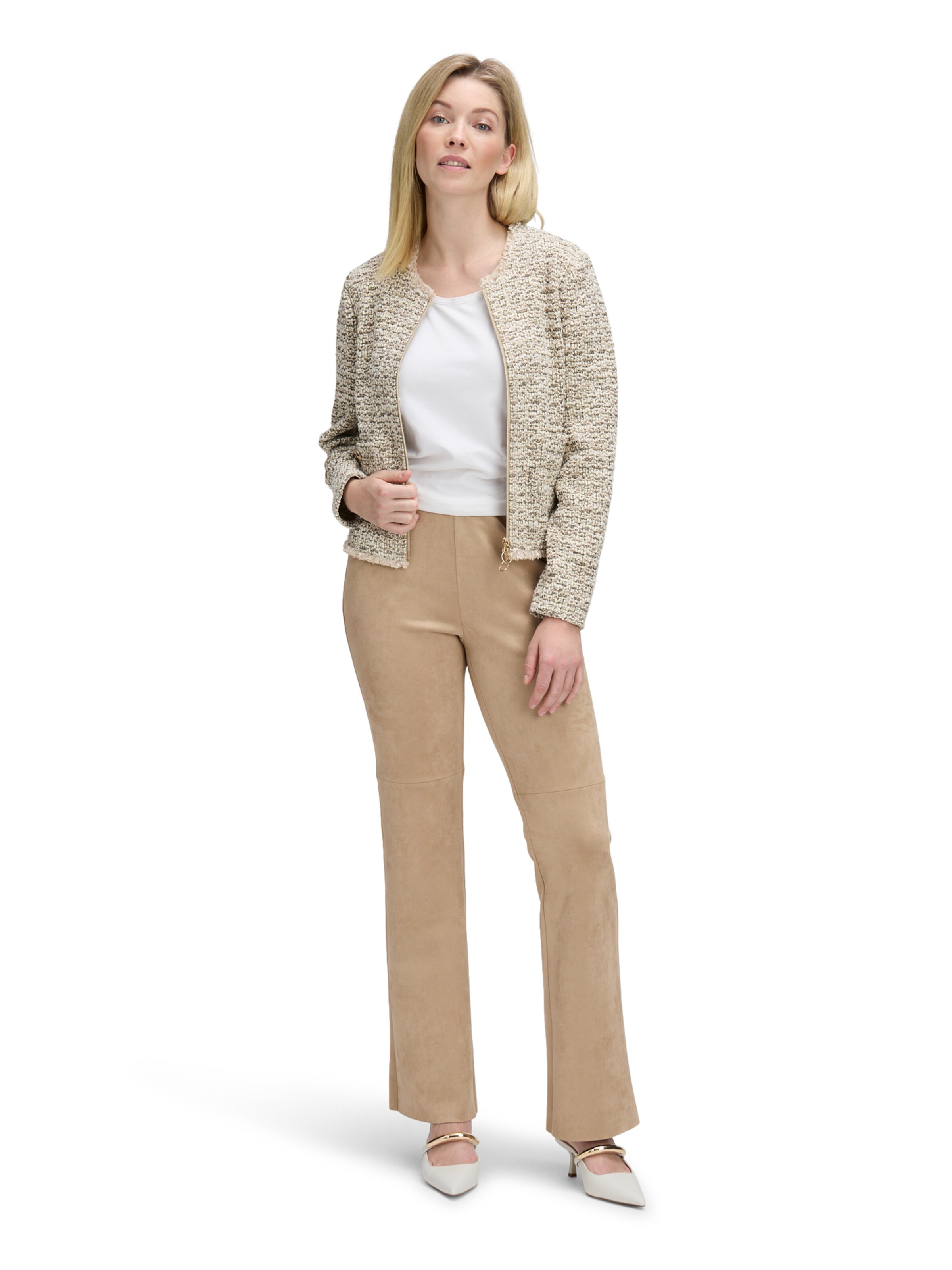 Betty Barclay Slimfit Broek in Beige