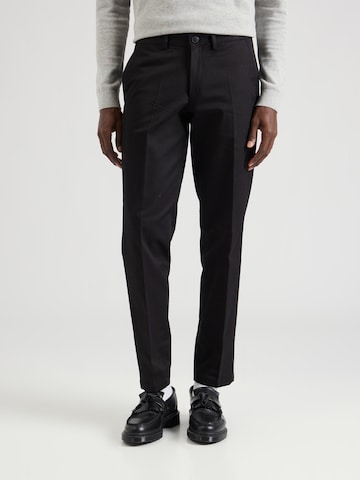SELECTED HOMME Regular Pleated Pants 'WILLIAM' in Black: front