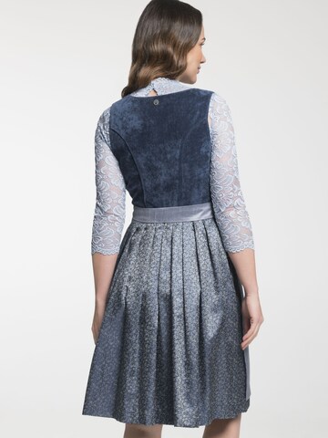 SPIETH & WENSKY Dirndl 'Demo' in Blauw