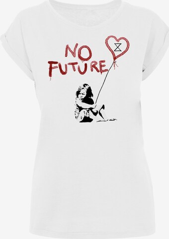 T-shirt 'No Future' Merchcode en blanc : devant