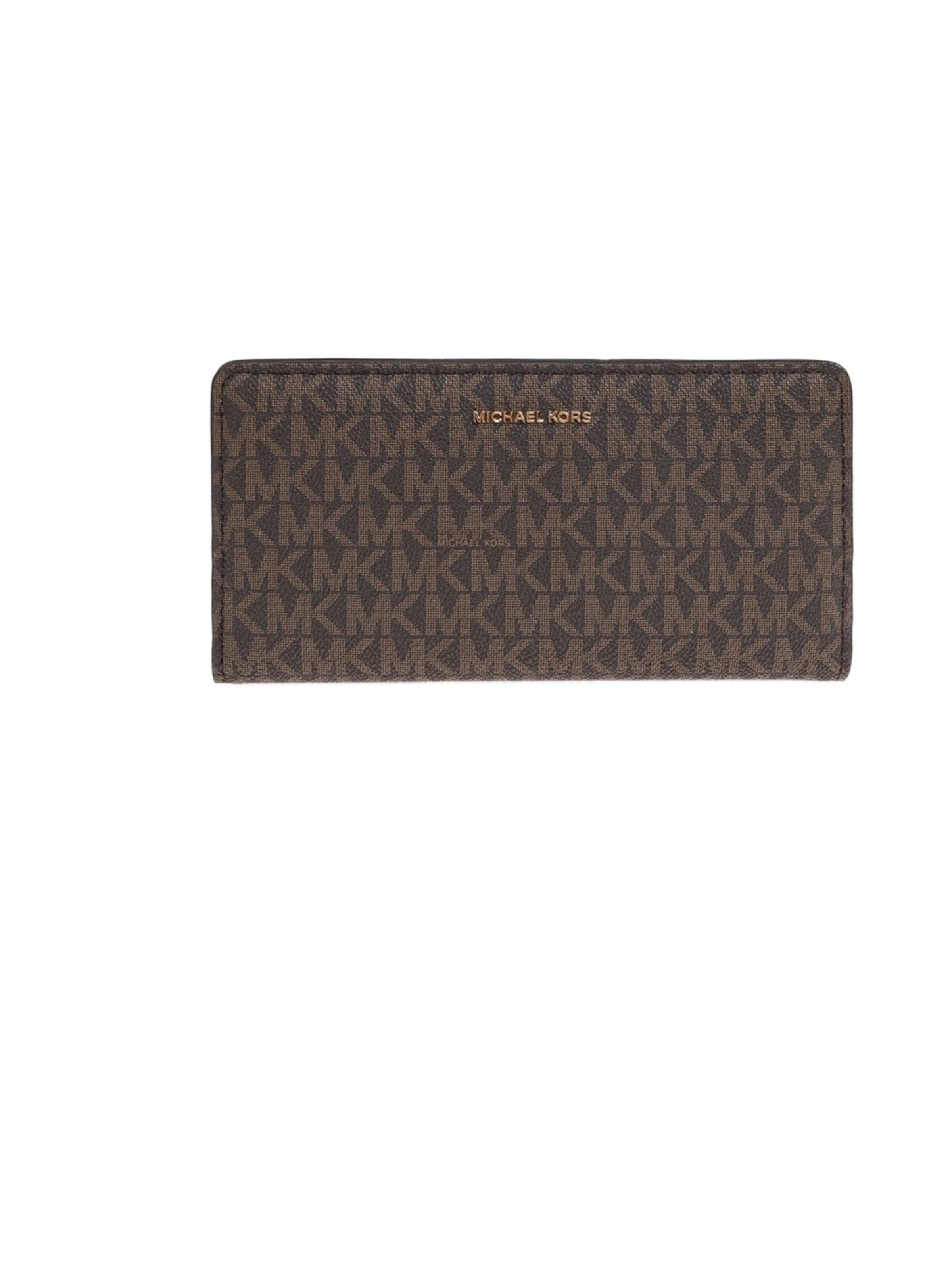 MICHAEL Michael Kors Wallet 'Bryant' in Brown: front
