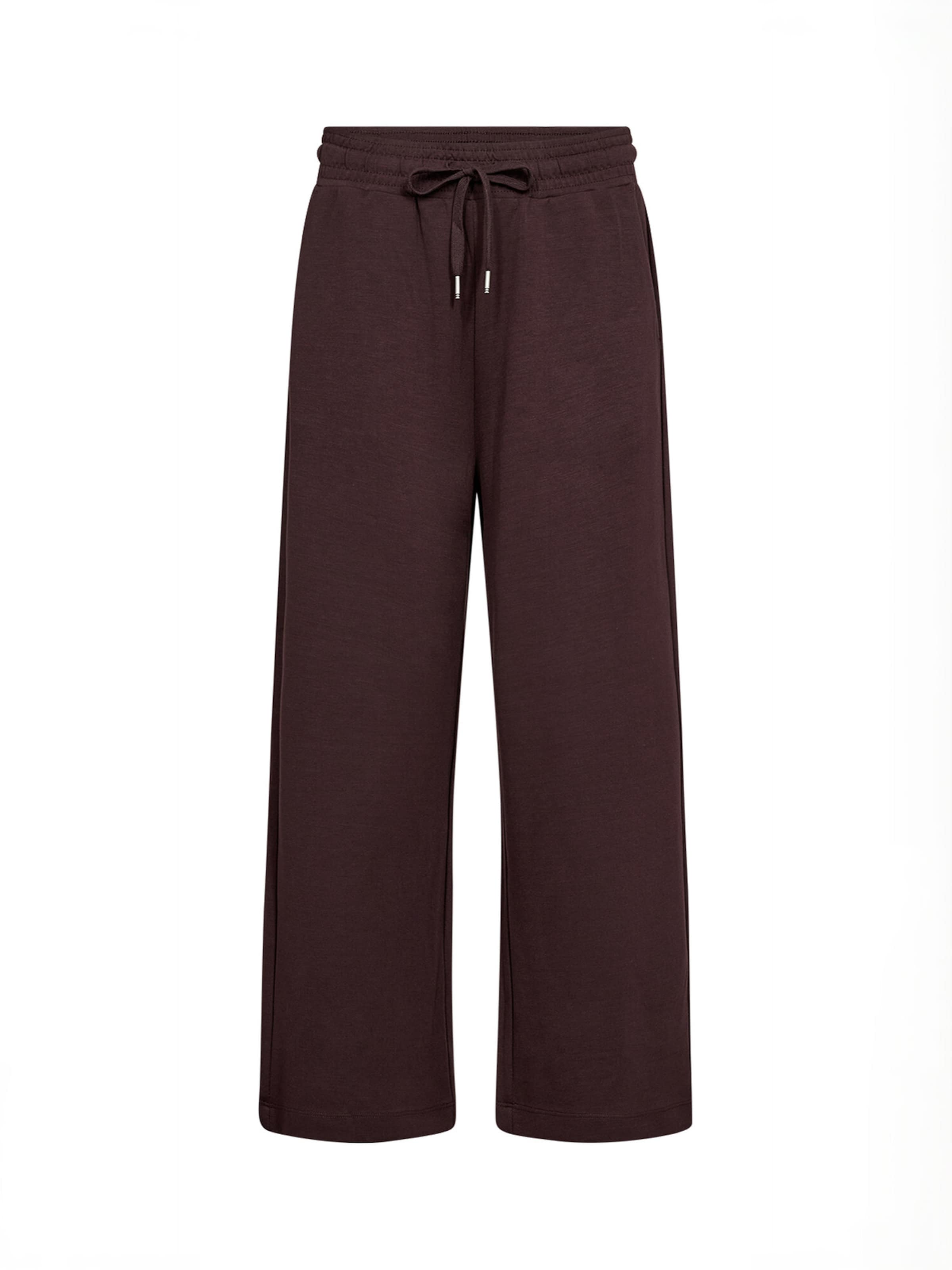 Soyaconcept Wide leg Broek ' SC-BANU ' in Lila: voorkant