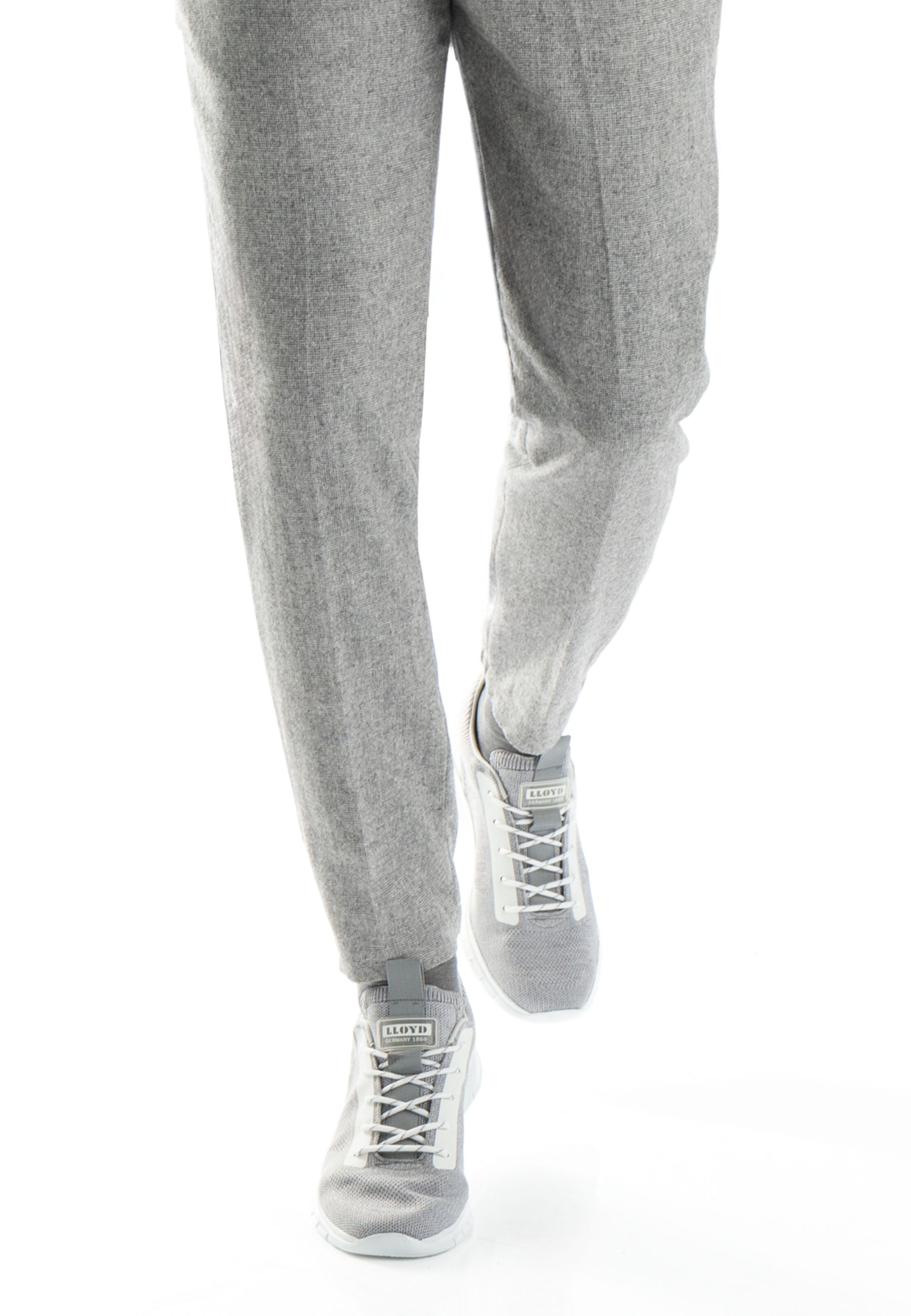 LLOYD Sneaker 'Buck' in Grau: Vorderseite