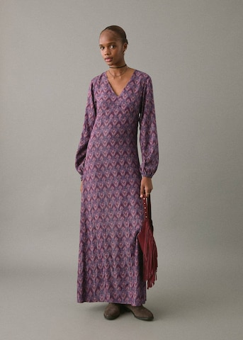 MANGO TEEN Kleid autumn in Lila: Vorderseite