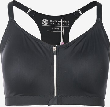 Athlecia Bustier Sport bh in Zwart: voorkant