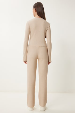 Happiness İstanbul Ταγέρ με παντελόνι σε μπεζ