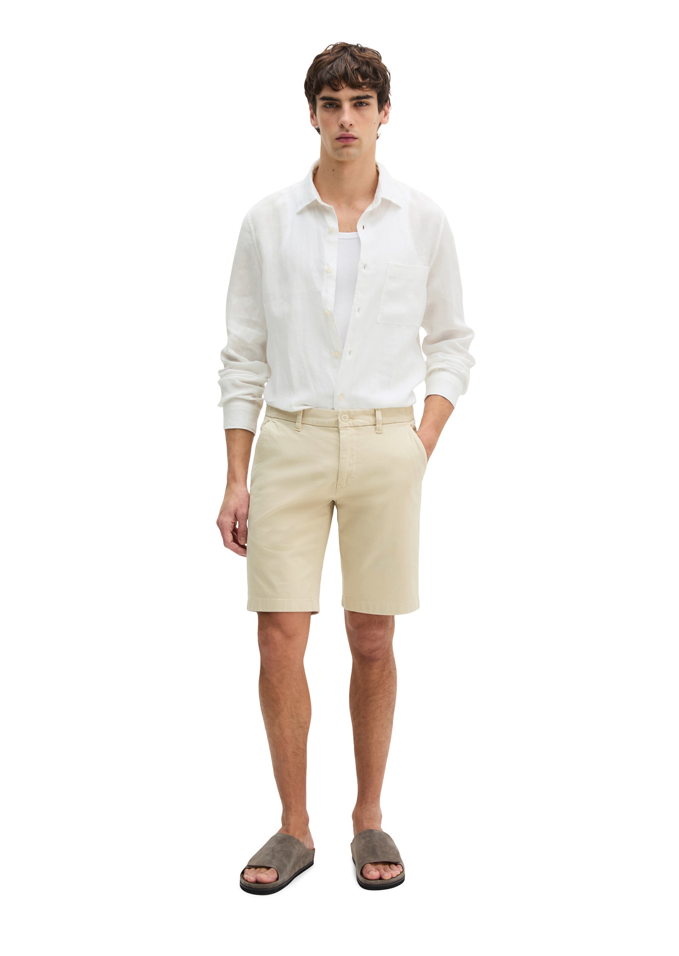 Marc O'Polo Regular Trousers in Beige