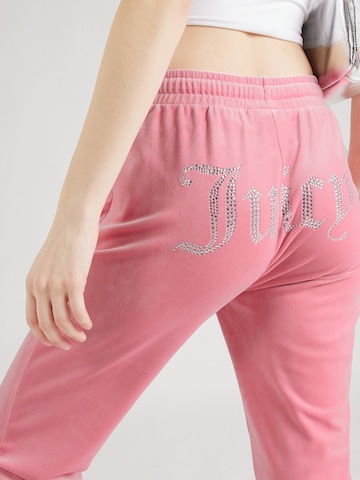 Juicy Couture Ohlapna forma Hlače 'Tina' | roza barva