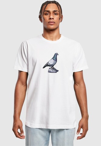 Mister Tee Shirt 'Dove' in Weiß: predná strana