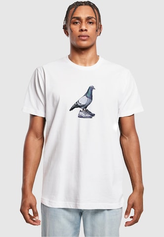 Mister Tee T-shirt 'Dove' i vit: framsida
