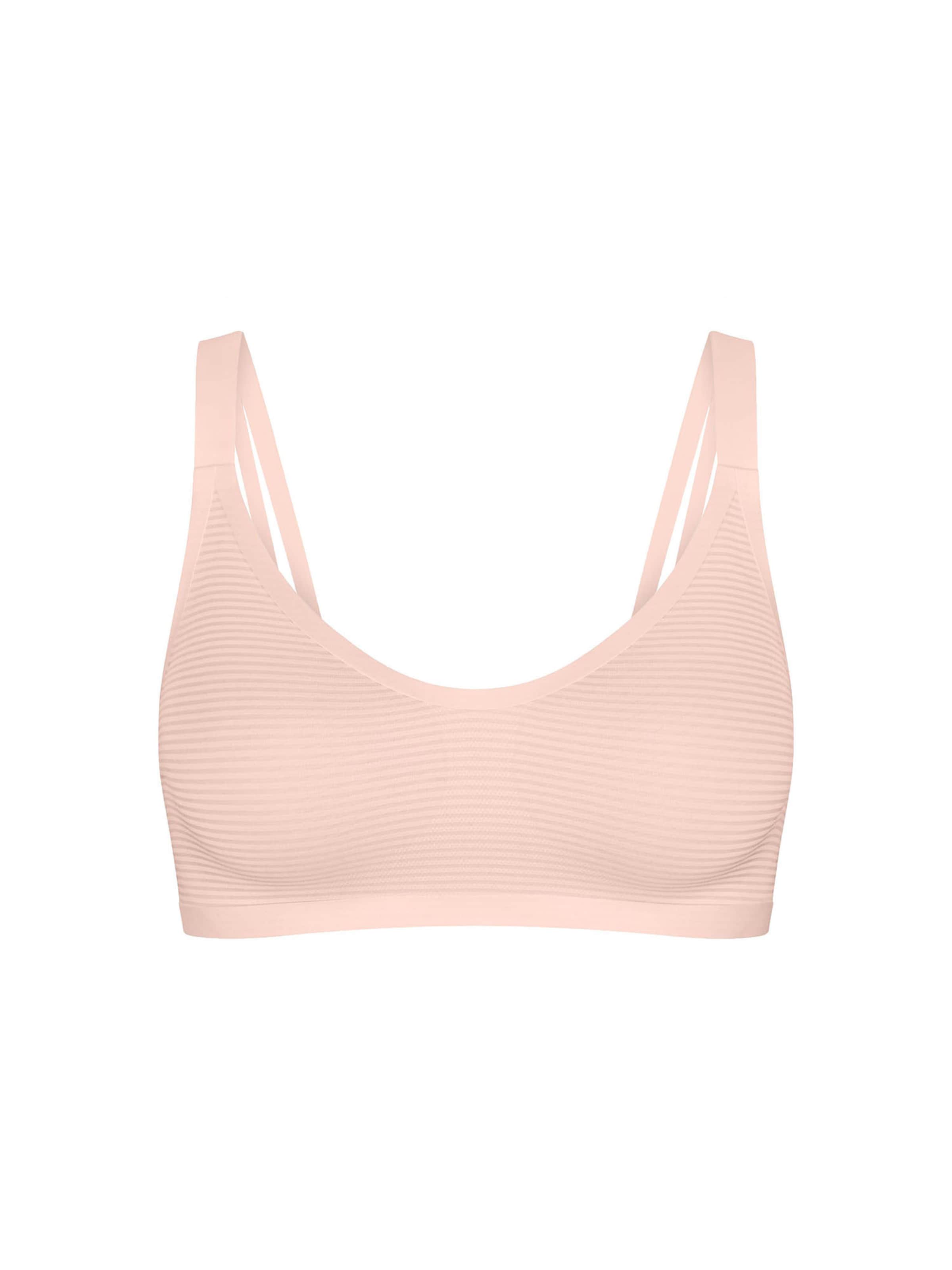 SLOGGI Bralette Bra ' Blue ZERO Feel Air ' in Pink: front