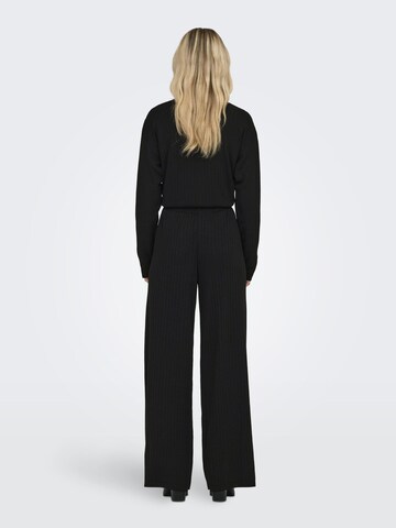 Wide Leg Pantalon 'THELMA' ONLY en noir