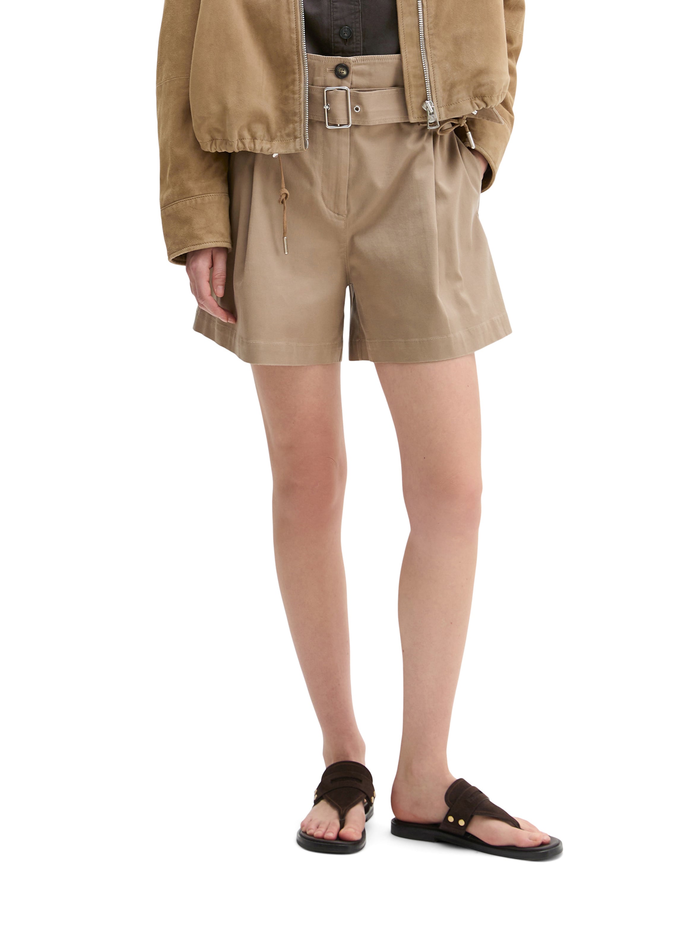 Regular Pantalon Marc O'Polo en marron : devant