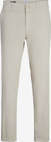 JACK & JONES regular Lærredsbukser 'Stace Harlow' i beige: forside