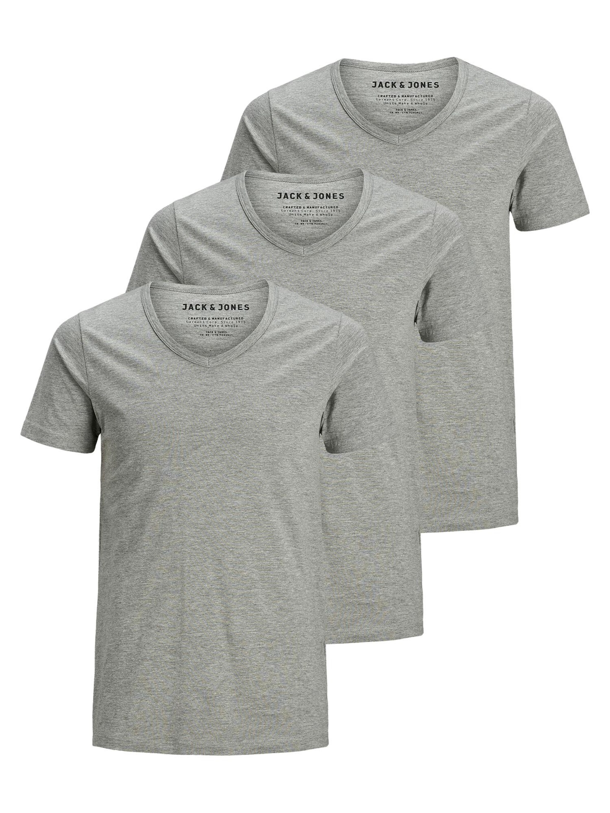 JACK & JONES Shirt 'Essentials' in Grey: front