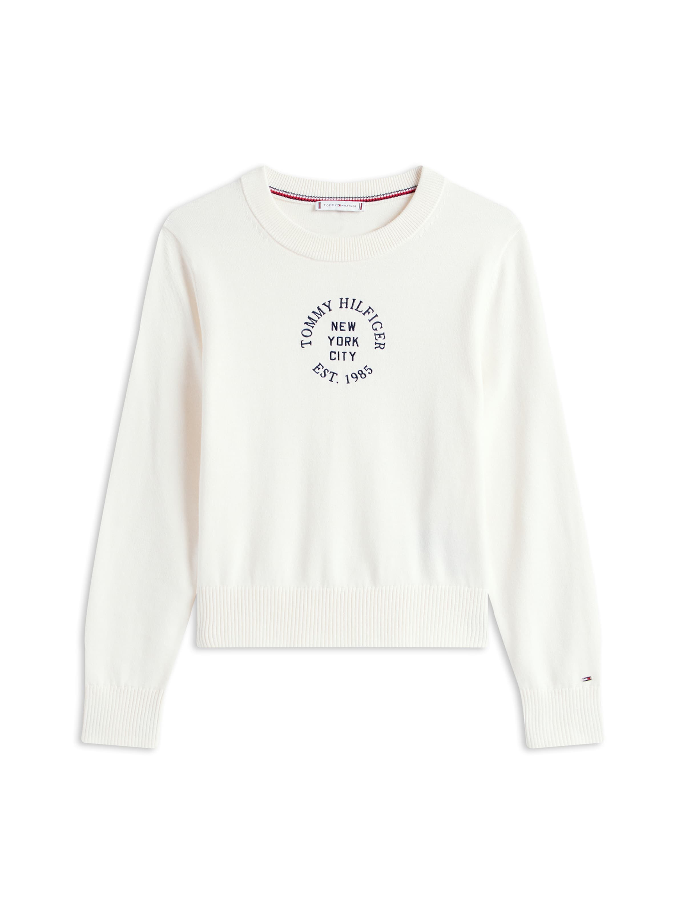 TOMMY HILFIGER Pulóver - bézs: elől