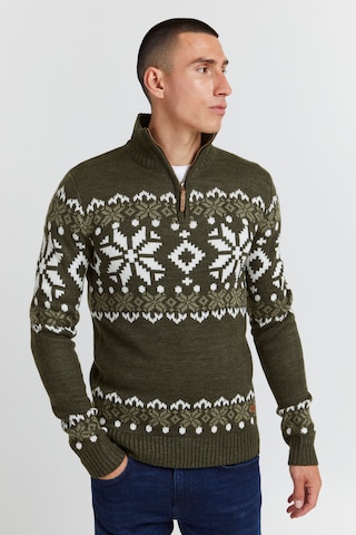 !Solid Sweater 'Norwin' in Green: front