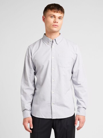 GAP Regular fit Srajca | siva barva: sprednja stran