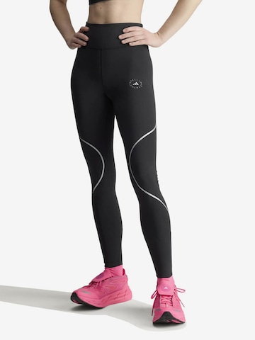ADIDAS BY STELLA MCCARTNEYSkinny Sportske hlače - crna boja: prednji dio