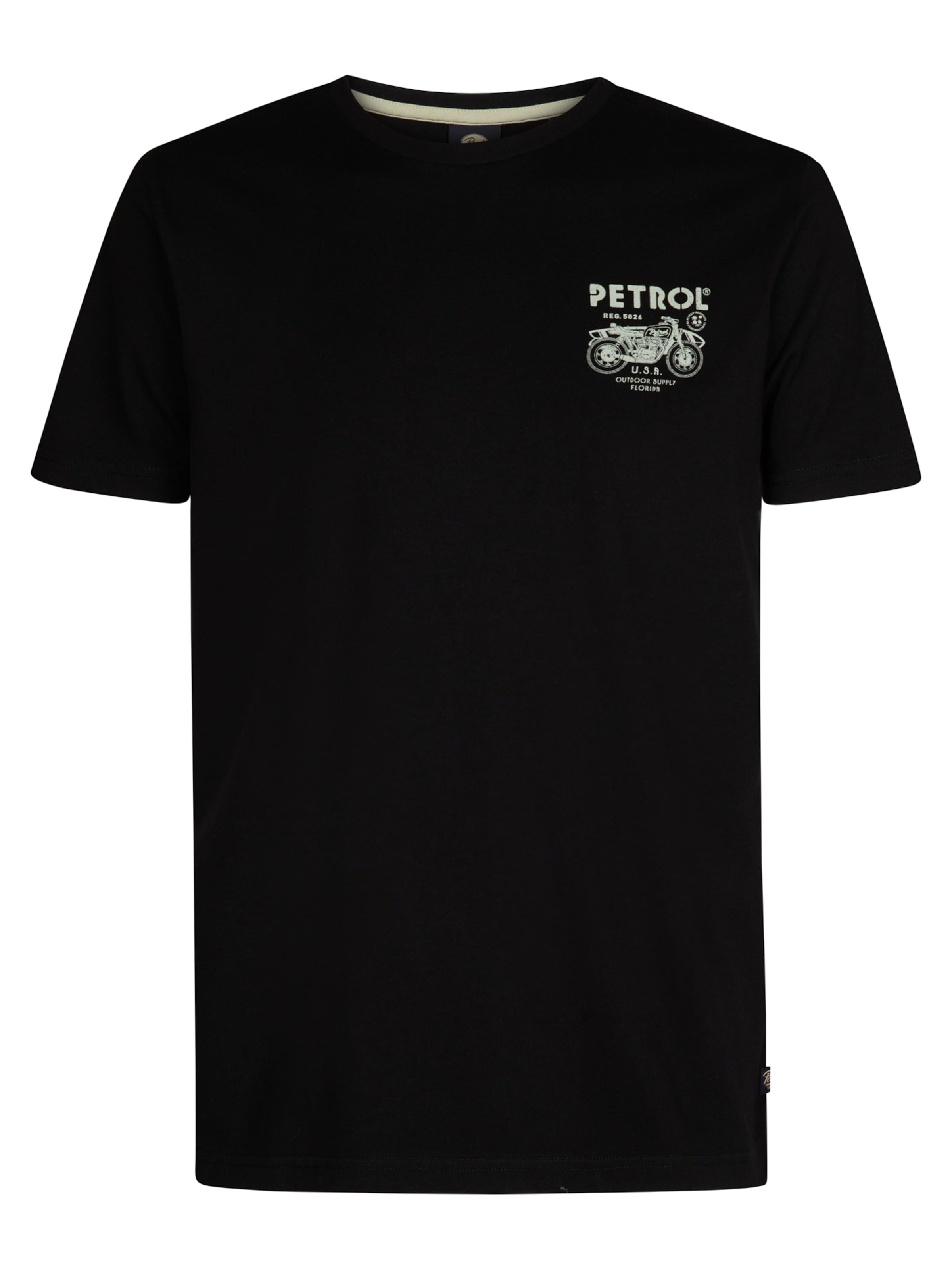 Petrol Industries Shirt 'Bayfrontstone' in Black: front