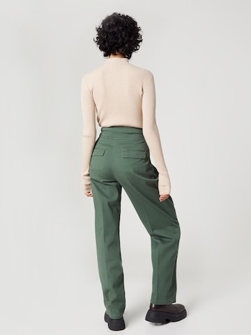 Loosefit Pantalon 'Viola' florence by mills exclusive for ABOUT YOU en vert