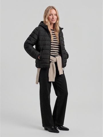 TOM TAILOR DENIM Overgangsjakke i sort