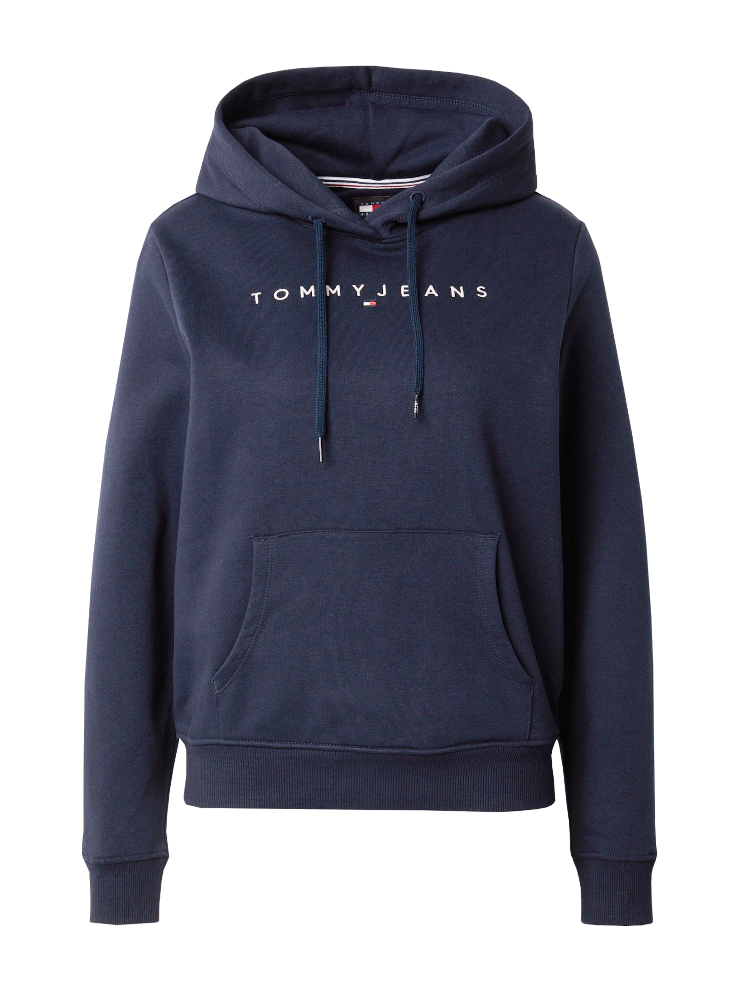 Tommy Jeans Sweatshirt in Blauw: voorkant