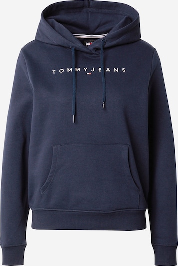 Tommy Jeans Sportisks džemperis, krāsa - tumši zils / ugunssarkans / balts, Preces skats