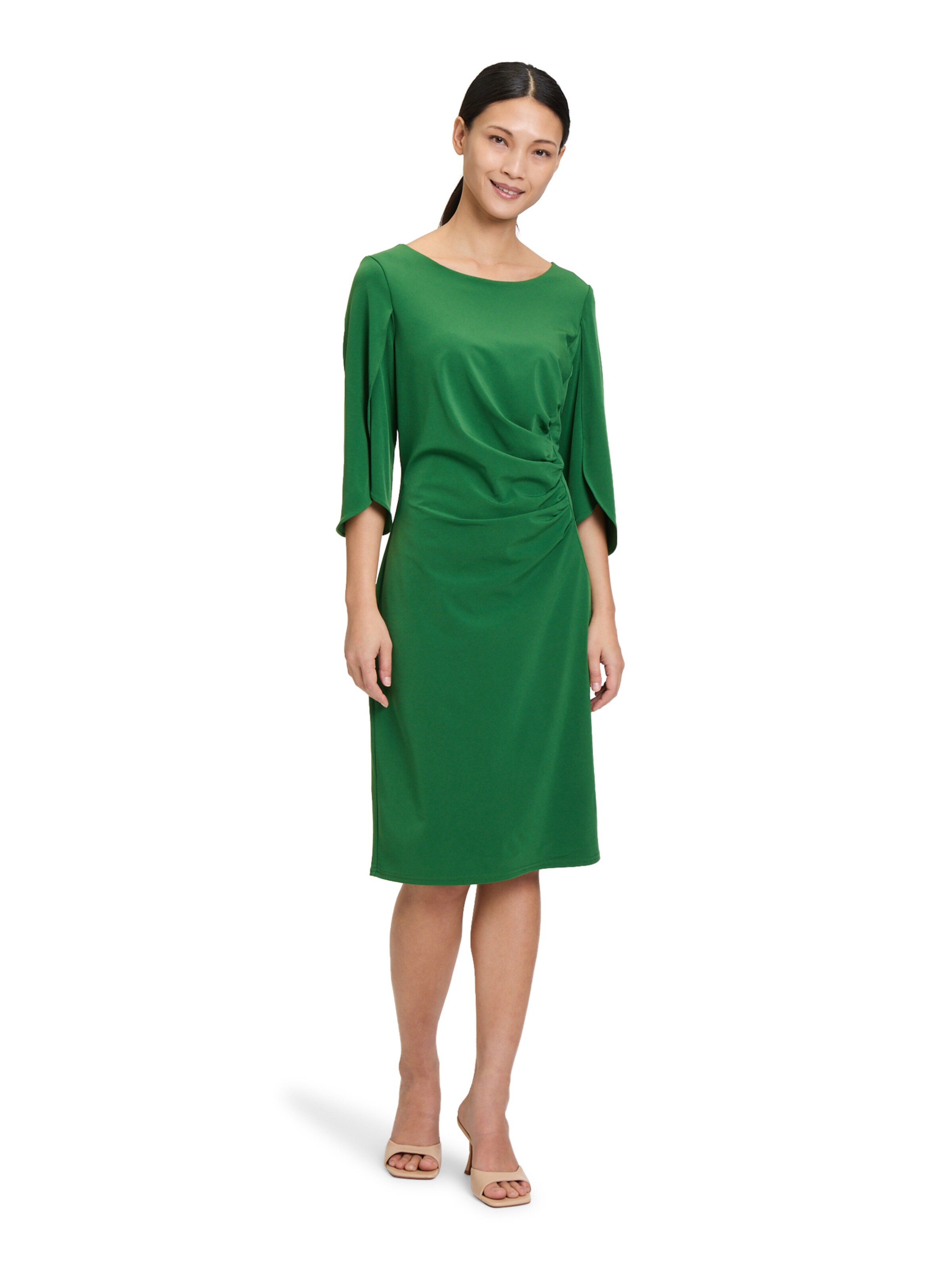 Vera Mont Jerseykleid mit 3/4 Arm in Grün