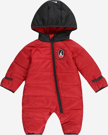 Jordan Toiminnallinen puku värissä punainen: etupuoli