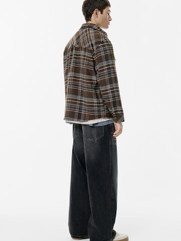 Pull&Bear Kurtka przejściowa w kolorze brązowy