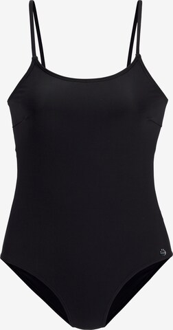 LASCANA Swimsuit in Black: front
