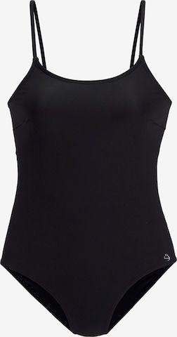 LASCANA Swimsuit in Black: front