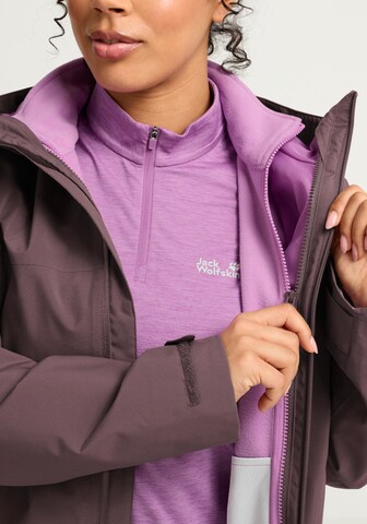 JACK WOLFSKIN Performance Jacket in Purple
