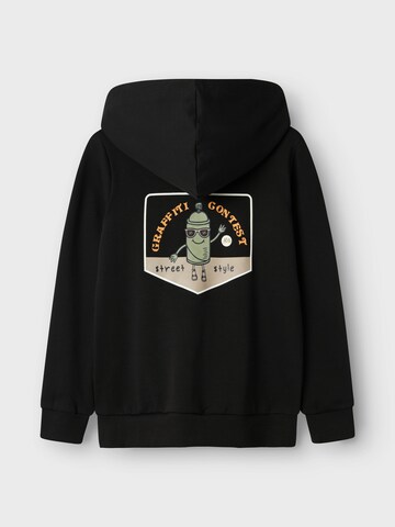 NAME IT Sweatjacke 'NKMTARRY' in Schwarz